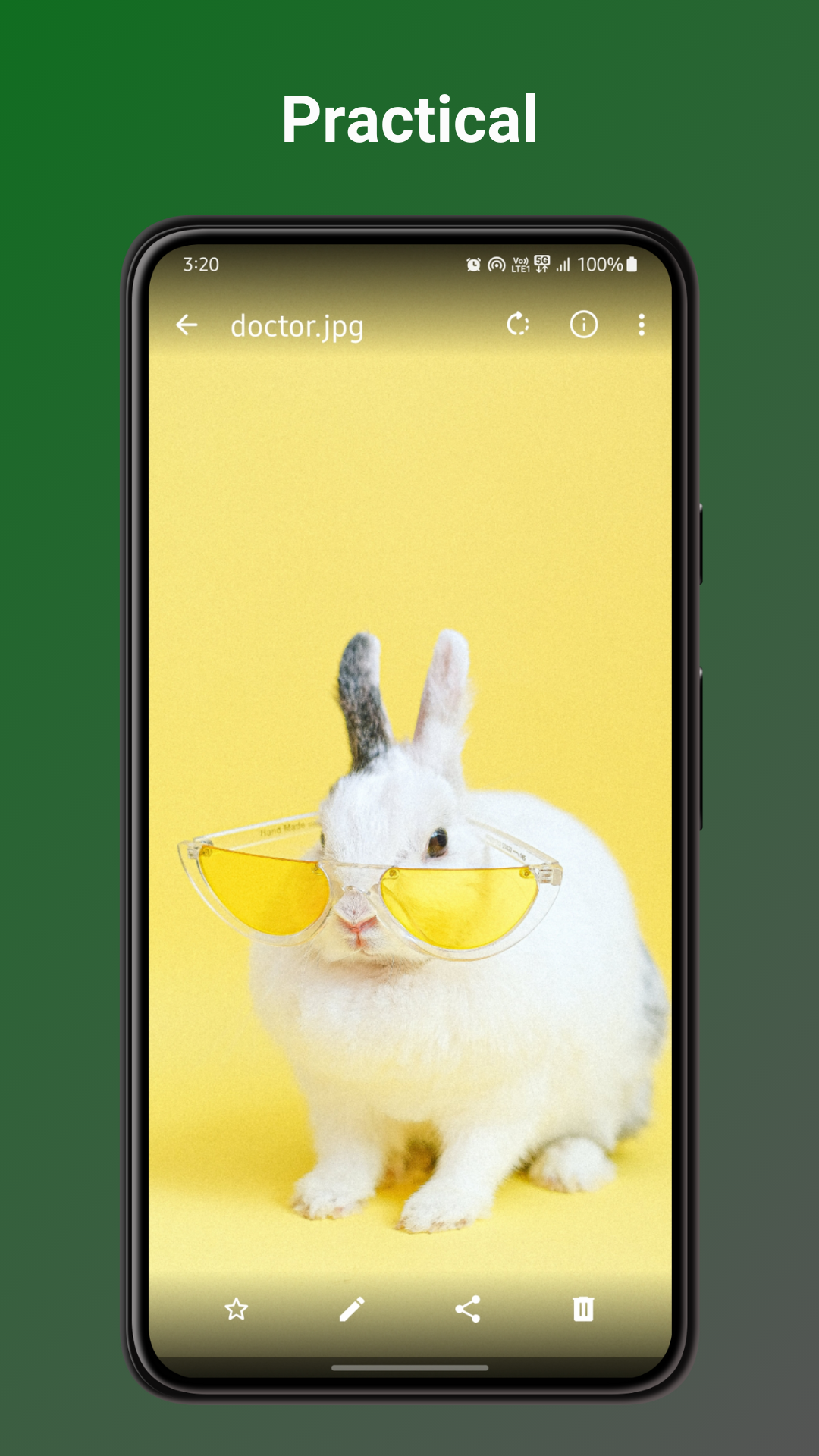 Photo viewer screen in Fossify Gallery