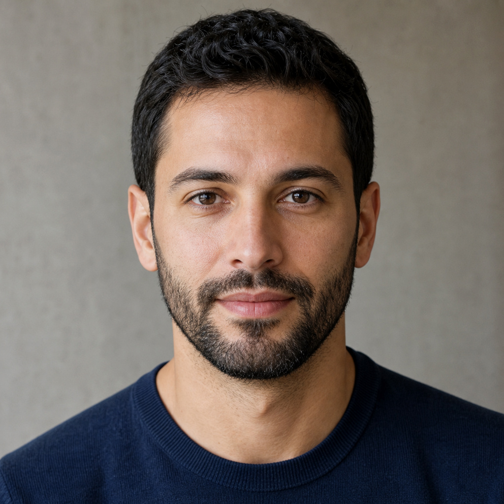 Generated Daniel portrait sample used for face clustering.